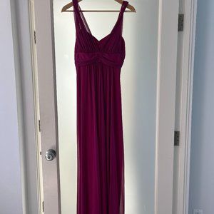 Sleeveless Bridesmaid/Prom Dress, Berry, Size M